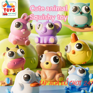 Đồ Chơi Mắt Lồi Nắn Bóp Đàn Hồi Giảm stress THƠM, rồng mắt lồi, động vật mắt lồi, squishy, gấu bông