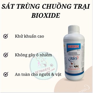 Phun Xịt Sát Trùng Chuồng Trại Trong Chăn Nuôi BIOXIDE 500ml