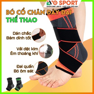 Bó Cổ Chân Dây Đai Quấn Thể Thao Băng Mắt Cá Chân Bó Gót Chân Chống Lật Sơ Mi Tránh Lật Cổ Chân Tập Gym Tennis Cầu Lông