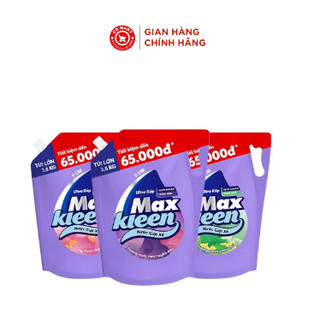 Túi nước giặt xả MaxKleen 3.8kg hương Nước hoa huyền diệu/Hoa nắng/Vườn sớm mai