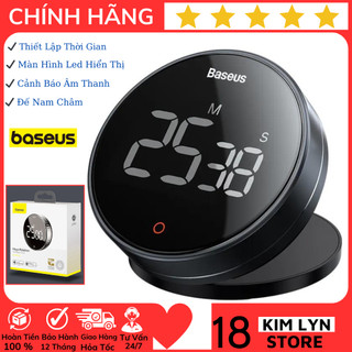 Đồng hồ hẹn giờ đếm ngược để bàn baseus heyo rotation countdown timer pro có âm thanh dùng trong thể thao,nấu ăn,học tập