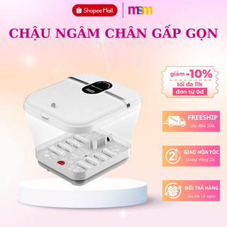 Bồn ngâm chân massage tự động MISUMA- chậu ngâm chân gấp gọn, tự động làm ấm, sục khí tự động Mát Xa