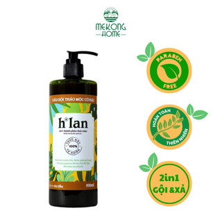 Dầu gội thảo mộc HLan thành phần thảo mộc, dùng cho tóc dầu và nhờn - 500ml
