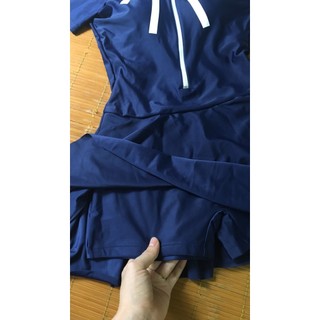 Bikini liền váy cộc tay