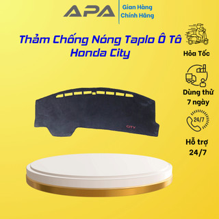 Thảm taplo ô tô lông cừu 📌HÀNG LOẠI I📌 xe HONDA CITY có 3 lớp chống Trượt