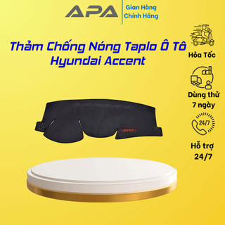 Thảm taplo ô tô lông cừu 📌HÀNG LOẠI I📌 xe Hyundai Accent có 3 lớp chống Trượt