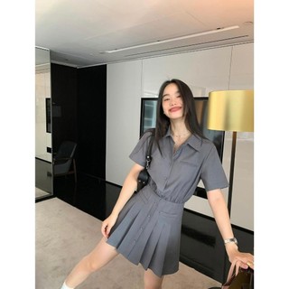 Váy sơ mi xếp li