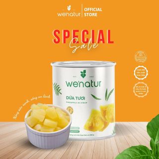 Dứa Tươi Ngâm Nước Đường we’natur 565g