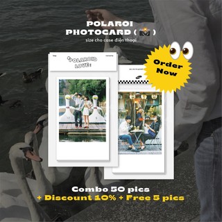 Combo in ảnh Photocard Pola theo yêu cầu - Size ảnh chuyên dùng để nhét ví tiền, nhét case điện thoại