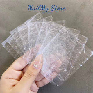 Miếng dán móng tay silicon tấm 24 miếng nhỏ đủ size, miếng dán nailbox