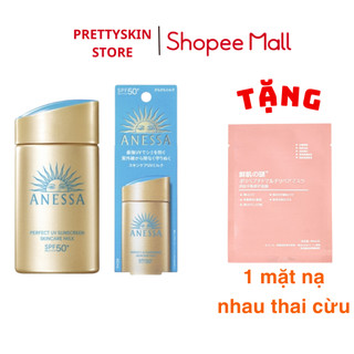Kem chống nắng anessa perfect uv spf50+/pa++++ 60ml hàng nội địa nhật bản mẫu mới 2022