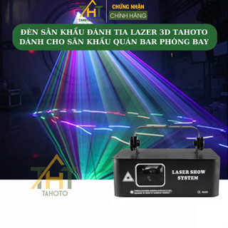 Đèn sân khấu LASER SHOW chiếu hình 3D TAHOTO chiếu tia laser 3D dành cho sân khấu, quán karaoke, phòng bay, phòng bar...