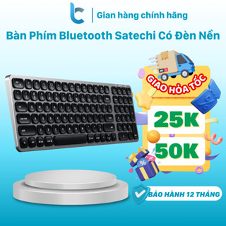 Bàn Phím Bluetooth Satechi Slim X1 Có Đèn Nền Nhỏ Gọn/ Bluetooth 5.0 Không Dây Cho Macbook/ IPad/ Mac Mini