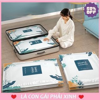 Túi hút chân không quần áo, túi bảo quản chăn màn, mùng mền, chống bụi bẩn nấm mốc & ẩm ướt, chất liệu nhựa PE cao cấp
