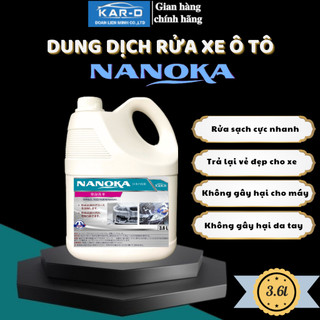 Nước rửa xe xà bông bọt tuyết đậm đặc Nanoka 3.6L