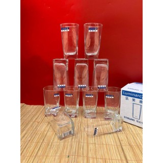 Set 6 ly vuông thủy tinh dày Luminarc Arc 230ml