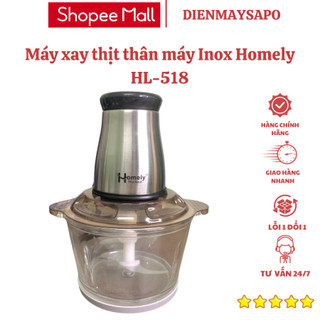 Máy xay thịt Homely HL-518, xay thực phẩm đa năng, chất liệu inox cao cấp, công suất mạnh mẽ