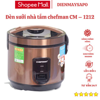 Nồi cơm điện Chefman, thổi cơm thơm ngon đầy đủ dinh dưỡng, hàng bảo hành 12 tháng