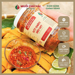  Sốt chấm siêu cay chú Hải - Muối chú Hải - Ăn chay được - Sốt chấm cay vừa - nước chấm chú hải 