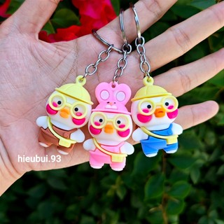 Móc khóa vịt - má hồng