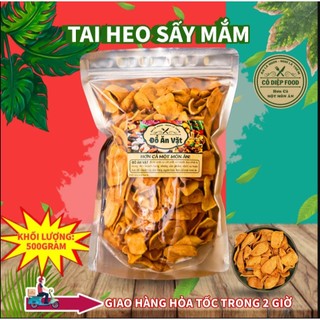 Bánh Tai Heo Sốt Mắm Ớt (2 Túi 500Gram) [Có Bán Sỉ], [Loại Đặc Biệt] Hàng ngon nhà làm