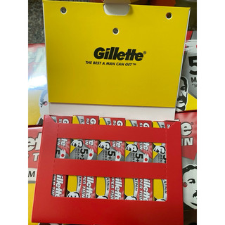 Lưỡi Lam Gillette - Hộp 120 Lưỡi (20 hộp nhỏ, mỗi hộp 6 lưỡi)