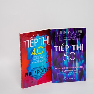 Sách combo philip kotler - tiếp thị marketing 4.0 và 5.0