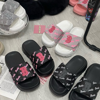 Dép Barbie Bling quai xé dán kim tuyến dễ thương đế cao hottrend mang êm chân/ Bảo Hành/ HỖ TRỢ ĐỔI SIZE