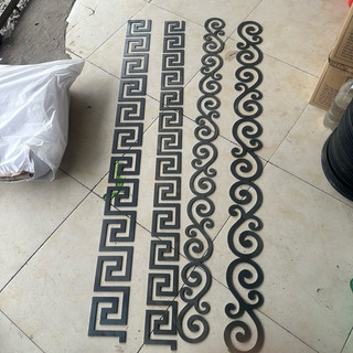 Sắt cắt CNC trang trí viền cửa,mái kính dày 3li