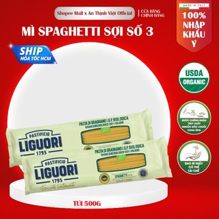 Sợi Mì Ý Hữu Cơ Cao Cấp PASTA LIGUORI Nhập Khẩu Từ Italy Bịch 500 Gram