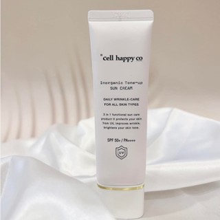 Kem Chông Nắng Cell Happy Co 3 In 1 Chống Nắng Làm Trắng - Nâng Tone - Cải Thiện Nếp Nhăn