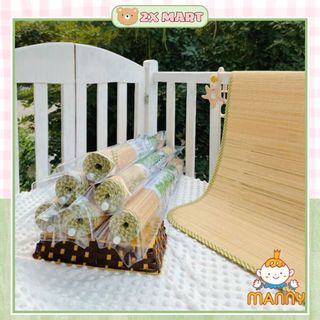 Chiếu tre trải giường cũi bamboo cho bé tăm nhỏ siêu mát