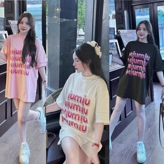 Áo Thun Tay Lỡ Cotton Muimui - Form Rộng Unisex Oversize Hot Trend Nam Nữ