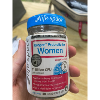 ( DATE 5/25) MEN VI SINH LIFE SPACE UROGEN PROBIOTIC 40V CHO PHỤ NỮ