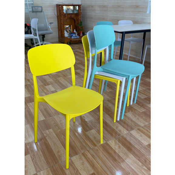 Ghế Nhựa Đúc Nguyên Khối ghế Tựa Lưng Ngồi Quán Cafe, Nhà Hàng | BigBuy360 - bigbuy360.vn
