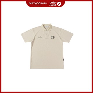 Áo Thun DirtyCoins Academy Regular Polo - Cream