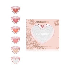 Phấn má hồng Sivanna Sweet Heart Perfect Flush Blush HF638 - Phấn má hồng trái tim Sivanna Thái Lan