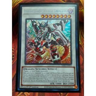 ra01 Lá bài thẻ bài Yugioh Borreload Savage Dragon - super ultimate ultra secret Rare - Tặng bọc bài nhựa bảo quản