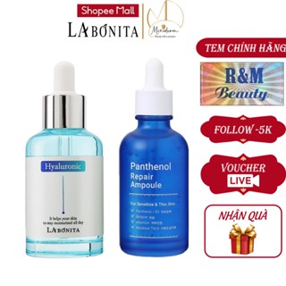 Serum LABONITA vital hyaluronic acid HA, B5 Panthenol Repair Ampoule tinh chất dưỡng ẩm, phục hồi cho mọi loại da 50ml