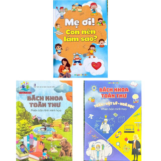 Combo - Bách khoa toàn thư, Bách khoa toàn thư toán lý hóa, Mẹ ơi con nên làm sao