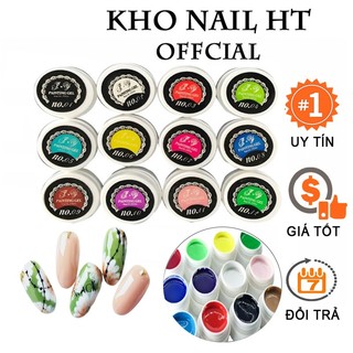 Set gel vẽ móng 12 màu cơ bản nail