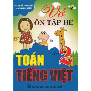 Sách - vở ôn tập hè toán - tiếng việt lớp 2