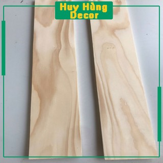 Thanh Gỗ Thông Nhập Khẩu Cao Cấp Rộng 9cm Dày 1,5cm Dài Từ 30cm  đến 120cm