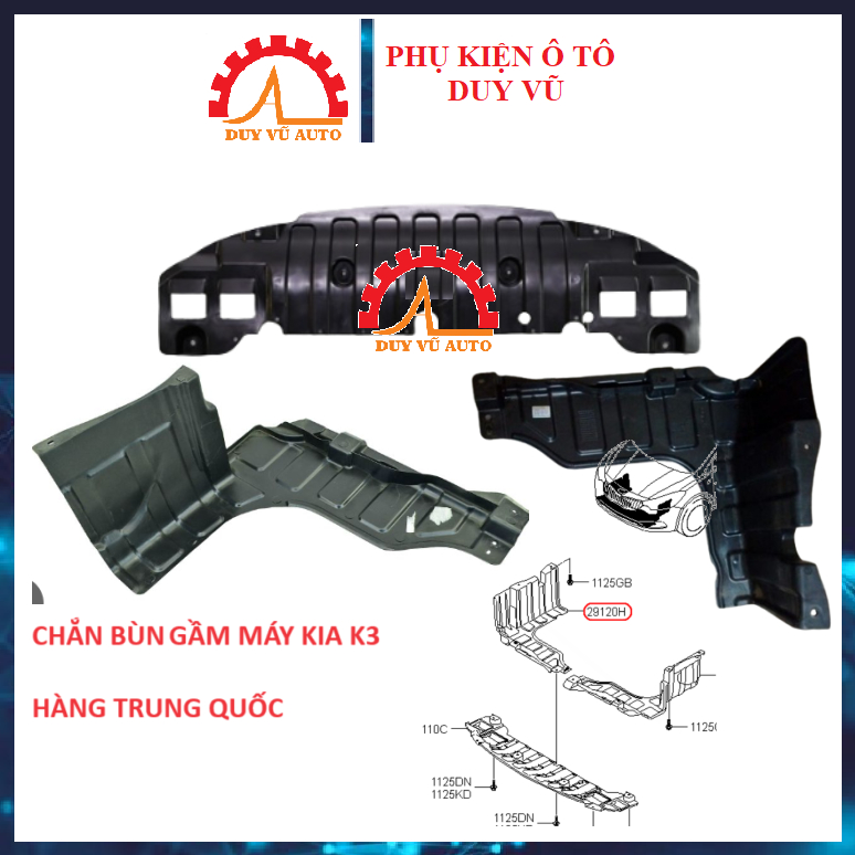 CHẮN BÙN GẦM MÁY KIA K3 ĐỜI 2014 2015