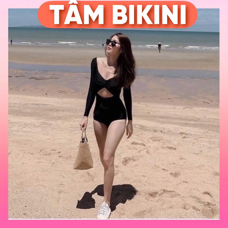 bikini tay dài liền thân khoá sau lưng | BigBuy360 - bigbuy360.vn