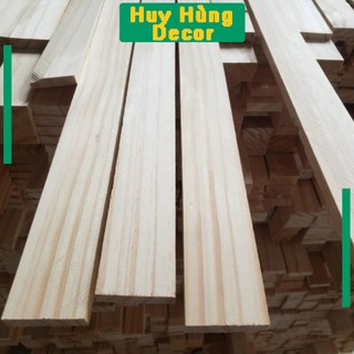 Thanh gỗ thông dày 1cm rộng 3cm dài 60cm,Nan gỗ thông xẻ thanh nhiều kích thước được chà mịn các cạnh