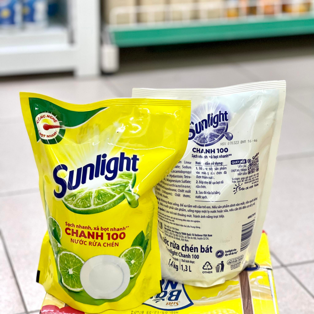 Nước rửa chén Sunlight Chanh 1.4kg