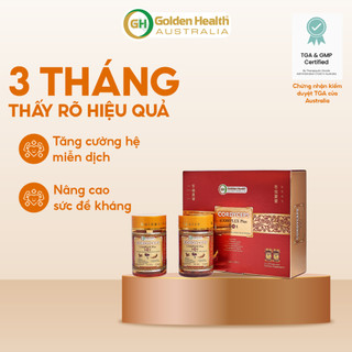 [GOLDEN HEALTH] Viên uống đông trùng hạ thảo - Cordyceps Complex 2×30 viên/hộp