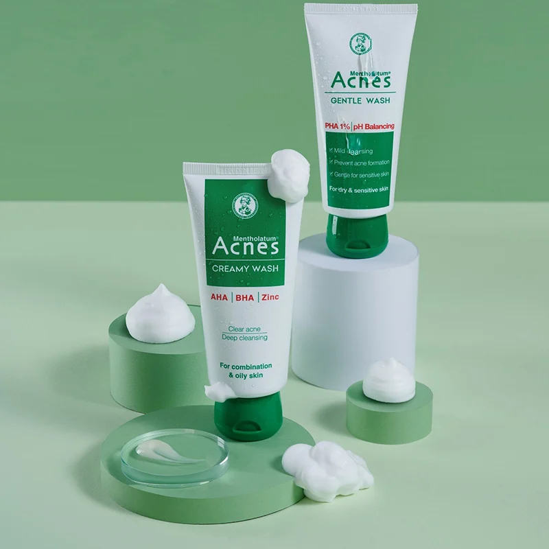 Sữa Rửa Mặt Ngăn Ngừa Mụn Creamy Wash Acnes 100g
