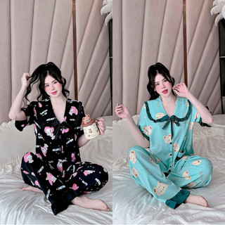 Bộ pijama BIGSIZE ngắn 50-100kg (hàng tận xưởng)